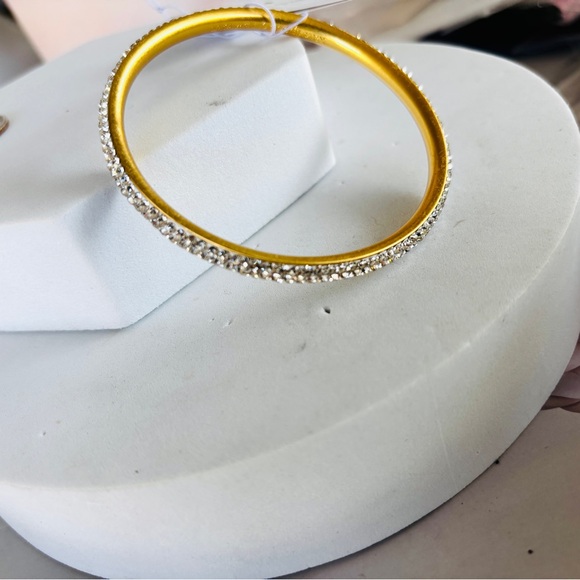 Kate Spade New York Razzle Dazzle Pave Clear Crystal Bangle Bracelet - Picture 3 of 9